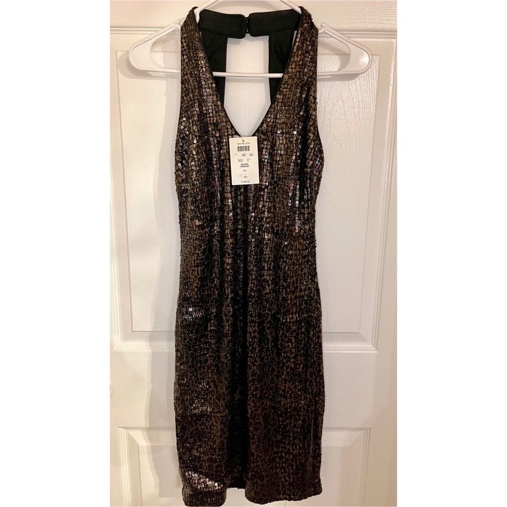 Cache sequin cocktail dress